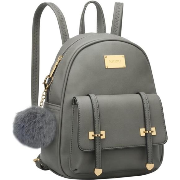 Girls Small Backpack Purse Vegan Leather Mini Bookbag for Women - Main Image